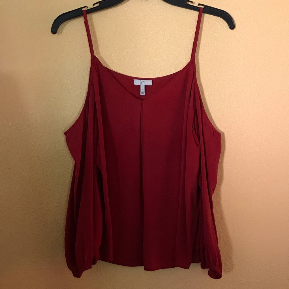 Joie Silk Red Tank Top